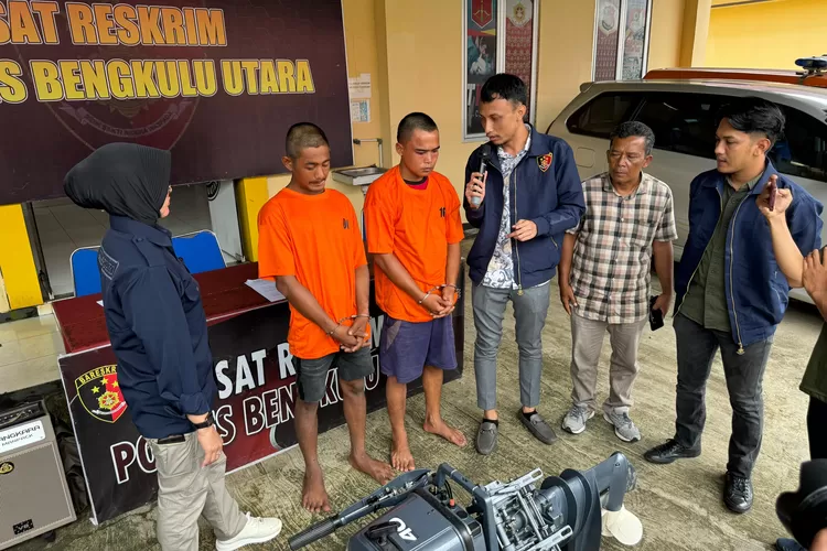 Terduga Pelaku Pencurian Mesian Kaal Seed Boat di Bengkulu Utara 