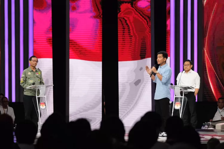 Gibran Rakabuming Raka  saat Debat Cawapres di Ssnayan 