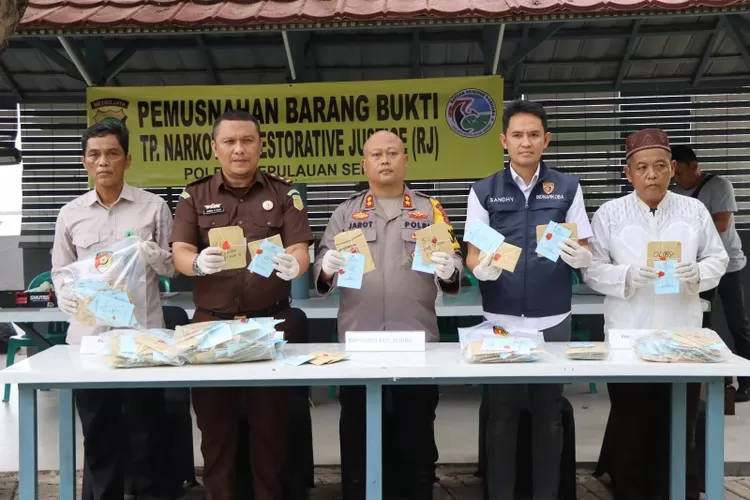 Barang Bukti Narkoba hasil Restorative Justice
