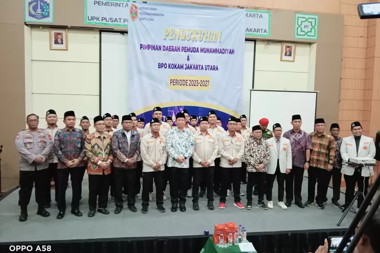 Pelantikan Pimpinan Daerah Pemuda Muhammadiyah Periode 2023-2027 dan Pelantikan BPO KOKAM Jakarta Utara di Jakarta Islamic Center