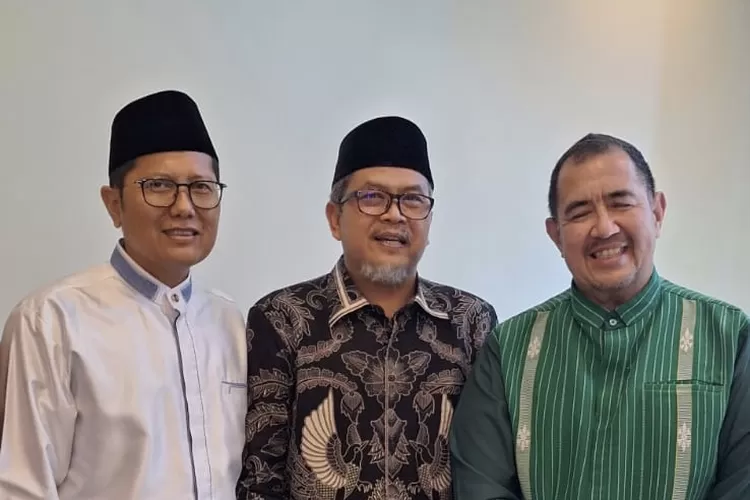 Ketua MUI Bidang Dakwah dan Ukhuwah, KH Cholil Nafis, Ketua MUI Bidang Seni Budaya dan Peradaban Islam KH. Jeje Zaenudin dan Pendeta Gilbert - Foto: Istimewa