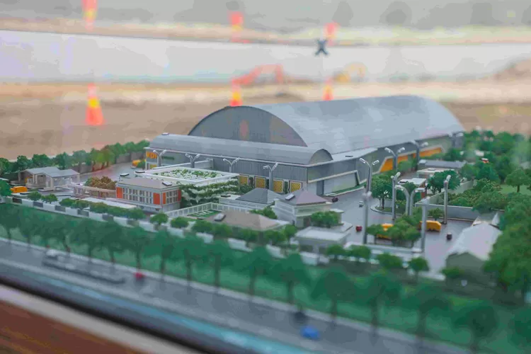 Maket  fasilitas pengolehan sampah Refuse Derived Fuel 