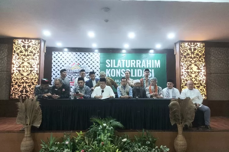 Elemen Ormas Islam dalam Konferensi Pers Indonesia Peace Convoy
