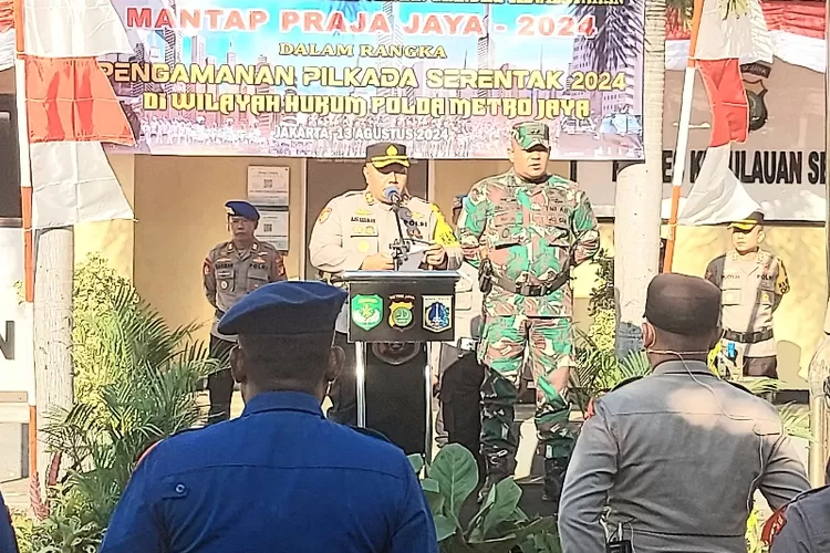 Polres Kepulauan Seribu Gelar Apel Pasukan Operasi Mantap Praja 2024,l