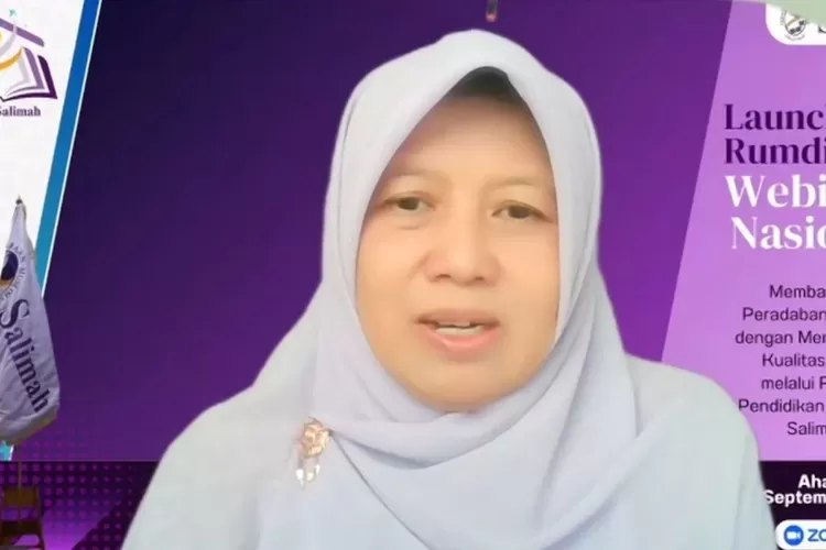 Ketua Departemen Pendidikan dan Latihan (Depdiklat) PP Salimah, Rusmiyati - Foto:  Istimewa