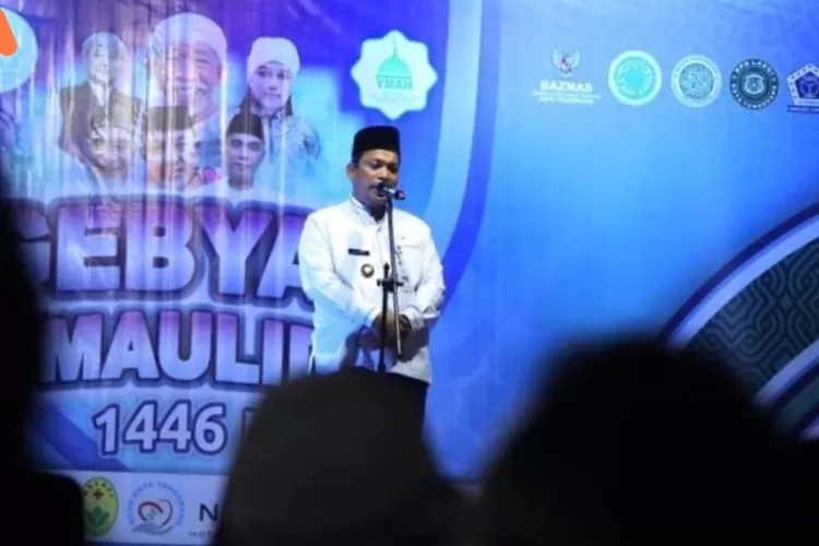 Penjabat (Pj) Wali Kota Tangerang, Dr. Nurdin, menghadiri acara Gebyar Maulid Nabi Muhammad SAW di Masjid Al-Hidayah, Kelapa Indah, Kecamatan Tangerang - Foto: Istimewa