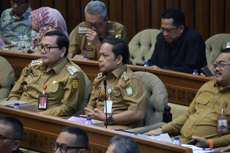 Penjabat (Pj) Wali Kota Tangerang, Dr. Nurdin, hadiri Rakor Komisi II DPR RI - Foto: Istimewa
