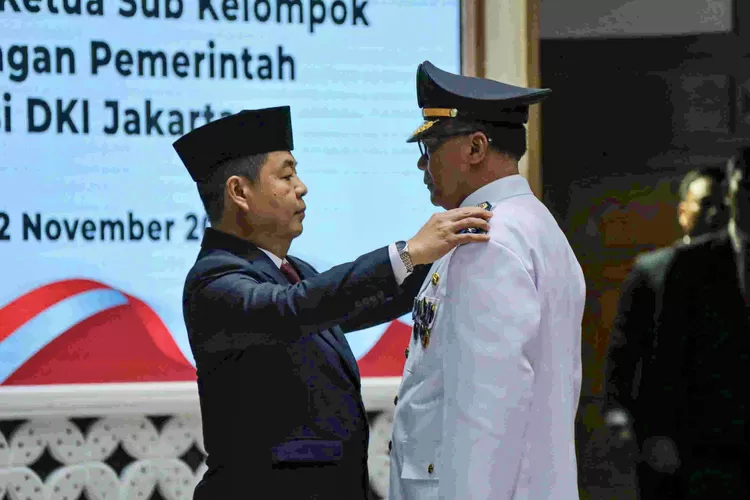 Penjabat (Pj.) Gubernur DKI Jakarta Teguh Setyabudi melantik 305 pejabat administrator, pengawas, dan ketua subkelompok di lingkungan Pemprov DKI Jakarta - Foto: Istimewa