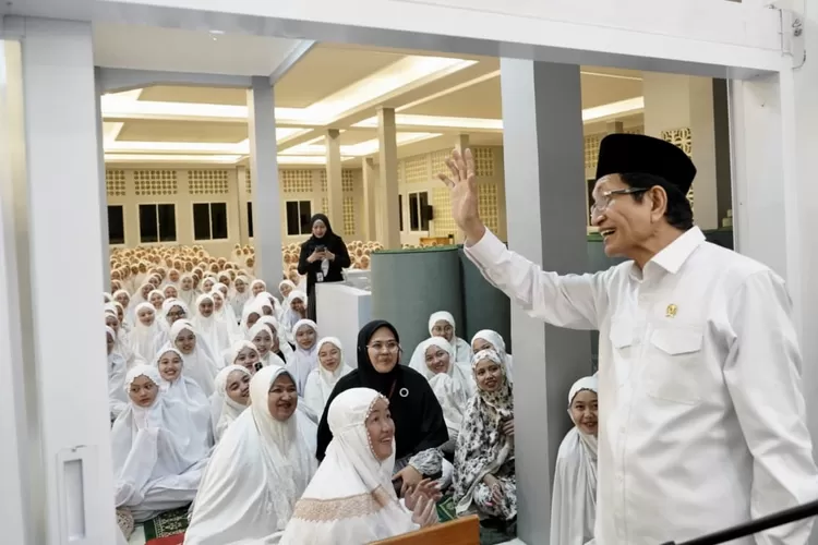 Menteri Agama RI mengunjungi Yayasan Pondok Pesantren Salafi Terpadu Darussyifa Al-Fithroh (Yaspida), Sukabumi, Jabar - Foto: Istimewa