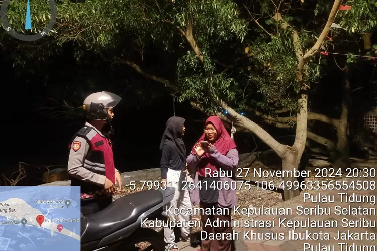 Polsek Kepulauan Seribu Selatan Gelar Patroli Malam Perintis Presisi 