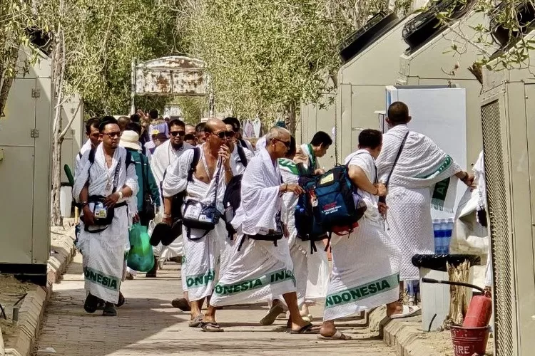 (Ilustrasi) Jemaah haji Indonesia tiba di Arafah - Foto: Henri Lukmanul Hakim
