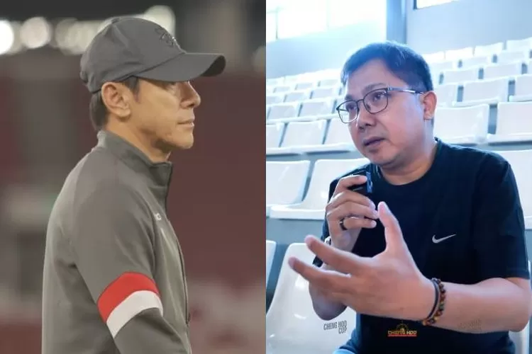 Potret pelatih baru Timnas Indonesia, Shin Tae-yong dan pundit sepak bola Tanah Air, Bung Towel. (Instagram.com / @shintaeyong7777 - @bungtowel8)