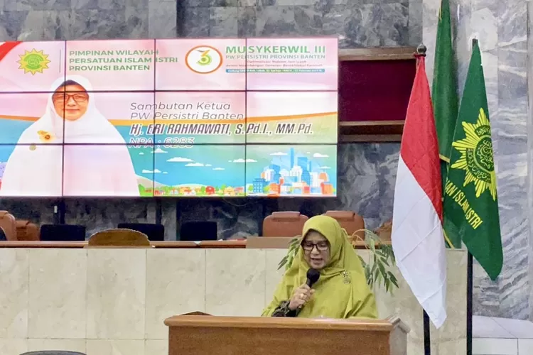 Ketua Pimpinan Wilayah Persatuan Islam Istri (PW PERSISTRI) Banten, Ustazah Hj. Eri Rachmawatu, S.Pd.I., MM.Pd - Foto: Istimewa