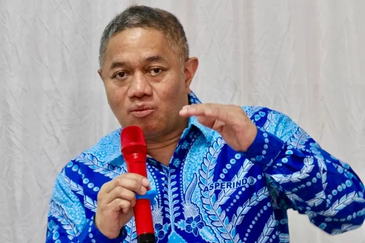 Ketua Umum Dewan Pimpinan Pusat Asosiasi Perusahaan Jasa Pengiriman Ekspres Indonesia (Asperindo) H. Mohamad Feriadi  - Foto: Henri Lukmanul Hakim