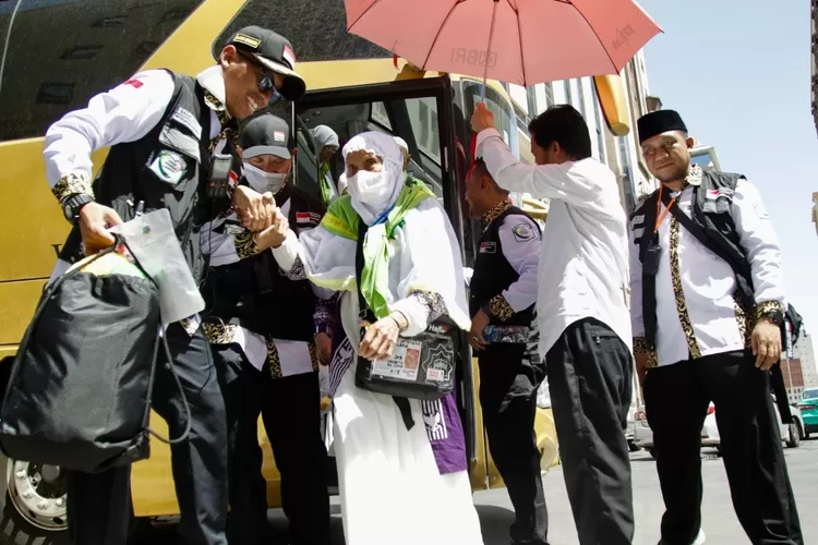 (Ilustrasi) Jemaah Haji Indonesia tiba di Madinah - Foto: Henri Lukmanul Hakim