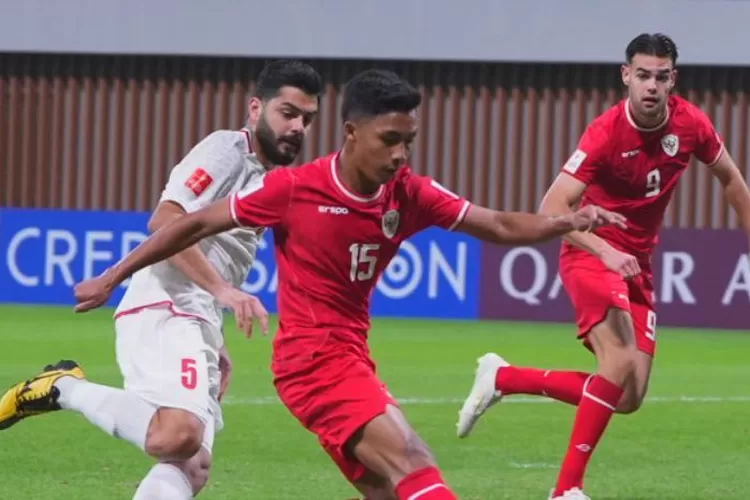 Potret Laga Timnas Indonesia vs Iran di Piala Asia U-20. (Dok. PSSI)