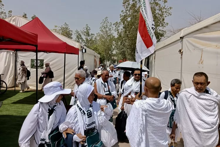 (Ilustrasi) Jemaah haji Indonesia tiba di Arafah - Foto: Henri Lukmanul Hakim