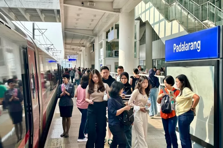 Suasana di Staiun Whoosh, Padalarang - Foto: Istimewa