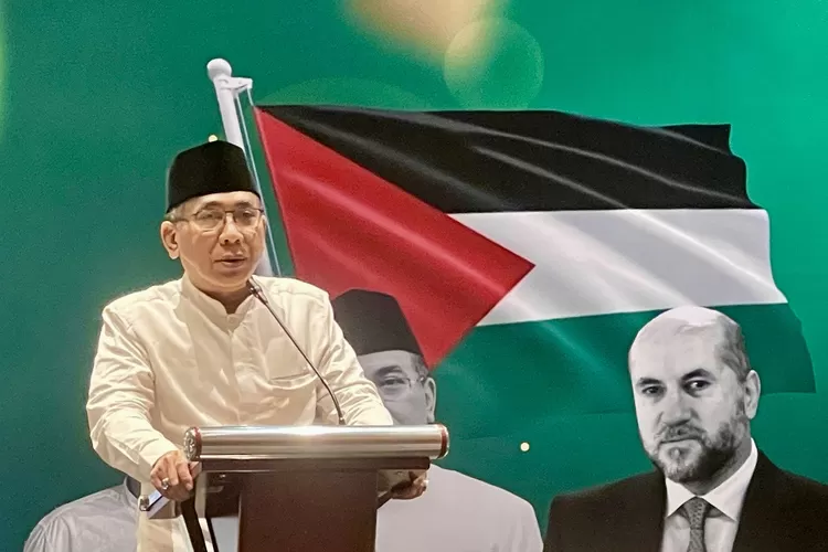 Ketum PBNU, Gus Yahya dukungan terhadap Palestina merupakan satu amanat pendirian Indonesia - Foto: Henri Lukmanul Hakim
