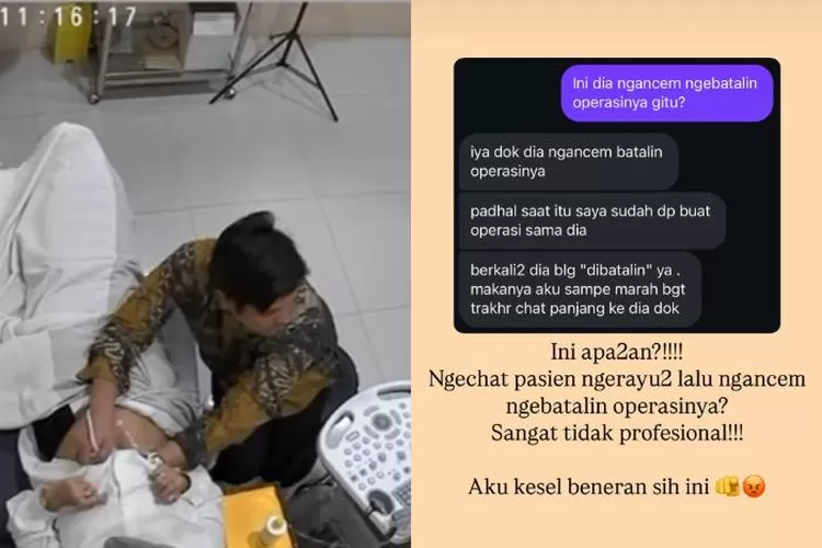 Korban dokter kandungan di Garut ungkap pernah diancam batal operasi. (Instagram/ppdsgramm - instagam/drg.mirza)