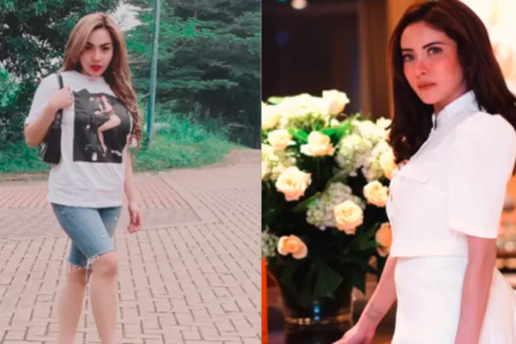 Ayu Aulia (kanan) Bongkar Sosok Ayah Kandung Anak Lisa Mariana (kiri) dan Ridwan Kamil. (kolase instagram.com/lisamarianaaa dan ayuandiyantiaulia)