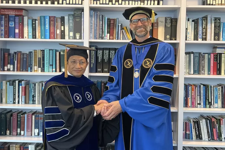 Menag Nasaruddin Umar Terima Gelar Doctor of Divinity dari Hartford International University