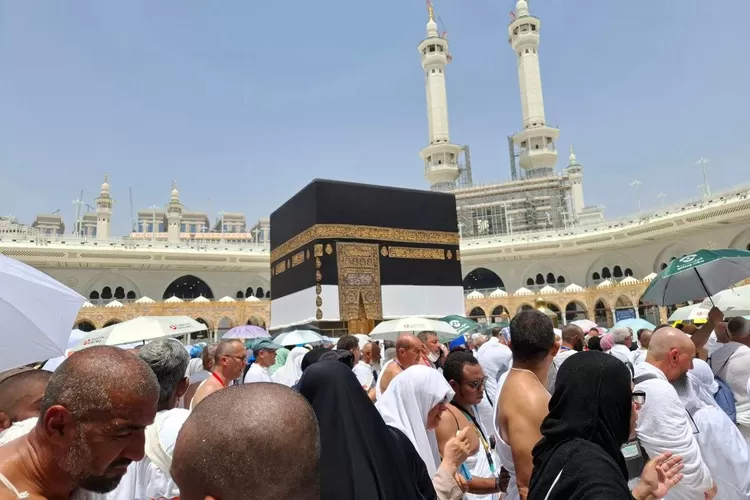 (Ilustrasi) Suasana tawaf di Masjidil Haram, Makkah - Foto: Henri Lukmanul Hakim