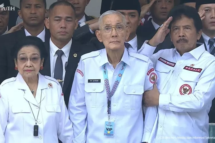 Megawati hingga Try Sutrisno Hadiri Upacara Hari Lahir Pancasila (Foto : Tangkapan Layar)