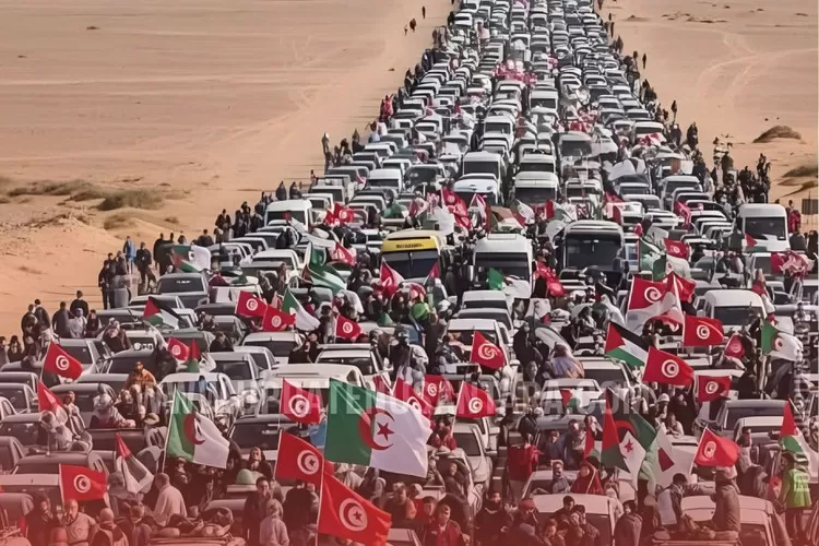 Ribuan Aktivis Dunia Menuju Rafah