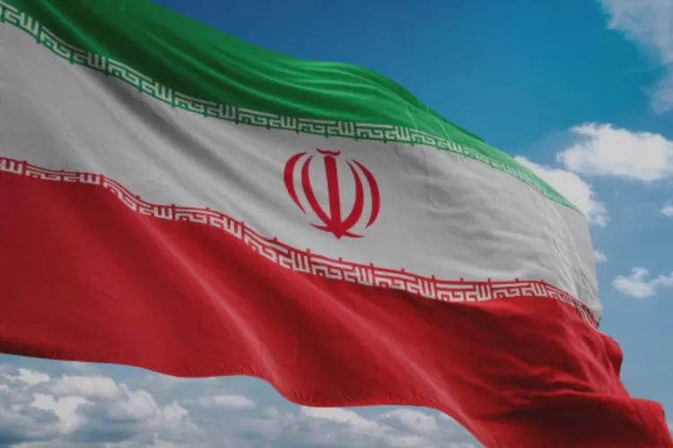 (Ilustrasi) Bendera Kebangsaan Iran