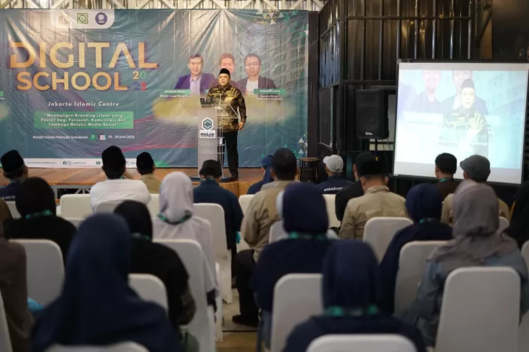 Acara Jakarta Islamic Center Digital School di Masjid Sejuta Pemuda Sukabumi