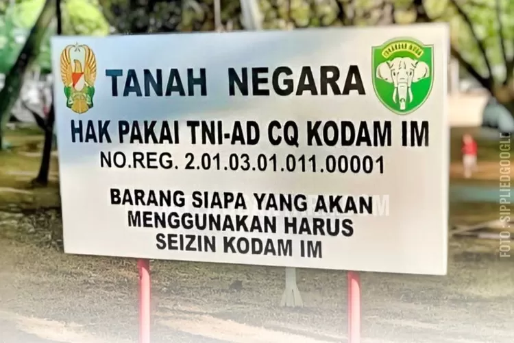 Patok tanah negara