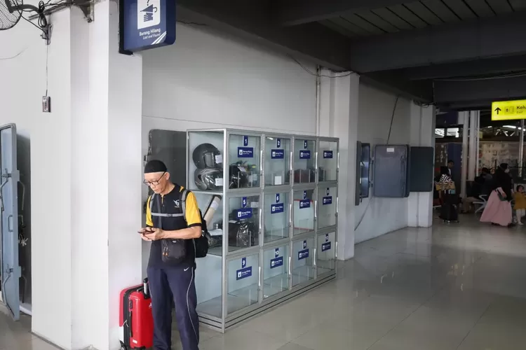 Tempat penyimpanan barang penumpang di KAI Daop 6 Yogyakarta 