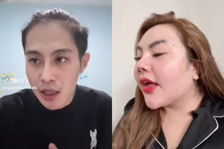 Tangkapan layar video klarifikasi DJ Panda terkait isu kehamilan Erika Carlina dan tanggapan Lisa Mariana. (TikTok.com/@lisamarian2)