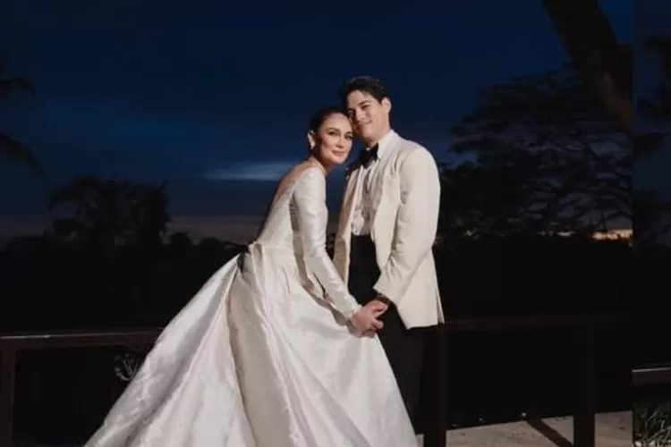 Potret pernikahan pasangan artis Luna Maya dan Maxime Bouttier di Bali pada 7 Mei 2025. (Instagram/lunamaya)