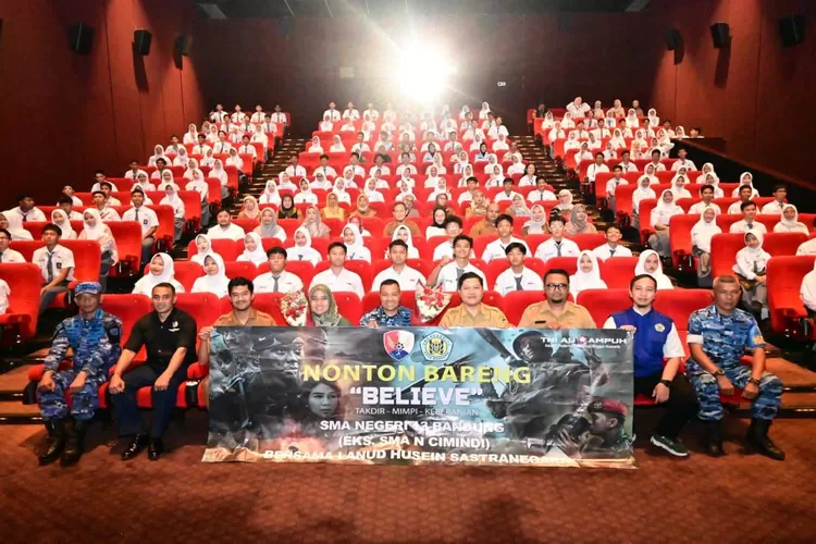 Lanud Husain Sastranegara Nobar  Film Believe 