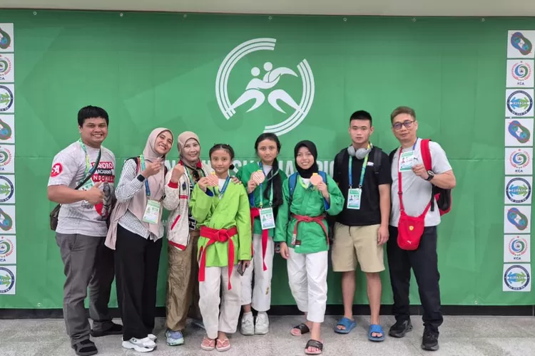 Tim Kurash di Ajang Asian Kurash Championship 2025 kategori Junior dan Cadet