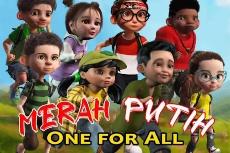 Poster film animasi di Indonesia berjudul &ldquo;Merah Putih One for All&rdquo;. (Instagram.com/@perfiki.tv)