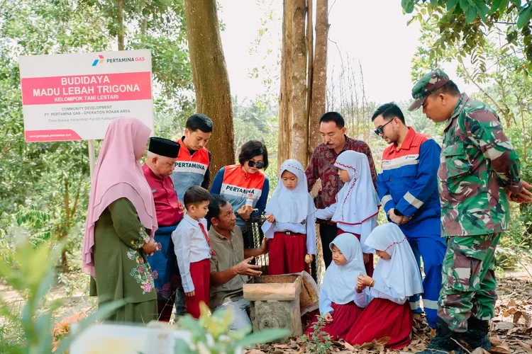 Perkuat Kemandirian Masyarakat Riau, Pertagas Kembangkan Budidaya Madu hingga Ikan Keramba