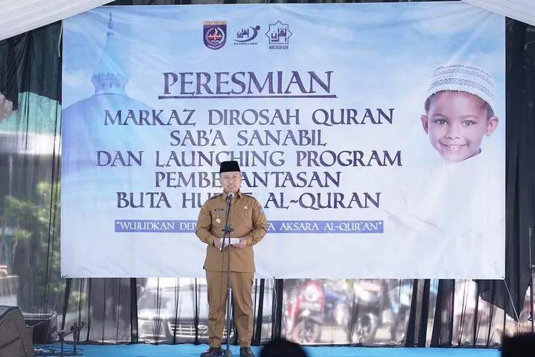 Walikota Depok, Supian Suri Launching Program Pemberantasan Buta huruf Al-Qur'an (Edisi.co.id)