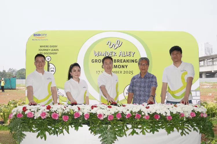 Sinar Mas Land Resmi Lakukan Groundbreaking Wander Alley di Kawasan TOD BSD City