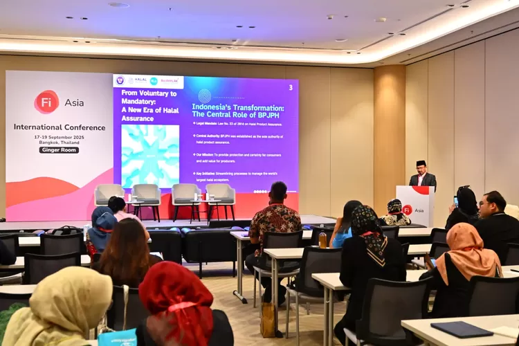BPJPH Tegaskan Urgensi Sertifikasi Halal dalam Industri Global di Ajang Fi Asia 2025 Bangkok 