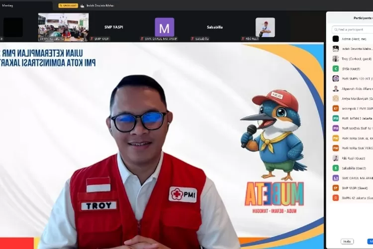 Ketua Bidang Organisasi dan Relawan PMI Jakarta Utara Troy Aldi Pratama