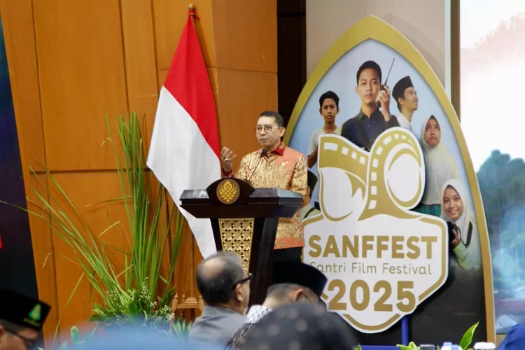 Menteri Kebudayaan RI, Fadli Zon membuka Santri Film Festival (SANFFEST) 2025 - Foto: Henri Lukmanul Hakim