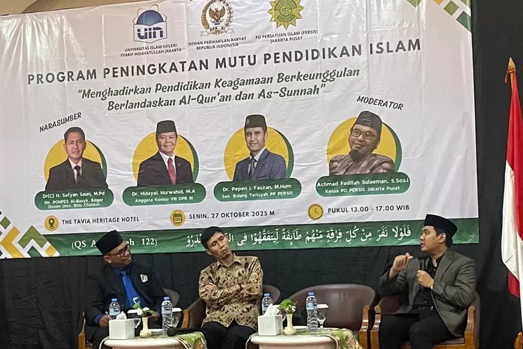 Seminar Program Peningkatan Mutu Pendidikan Islam yang diselenggarakan oleh Pimpinan Daerah Persatuan Islam (PD PERSIS) Jakarta Pusat