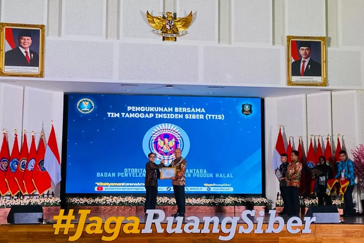Perkuat Sistem Layanan, BSSN Kukuhkan Tim Tanggap Insiden Siber BPJPH 