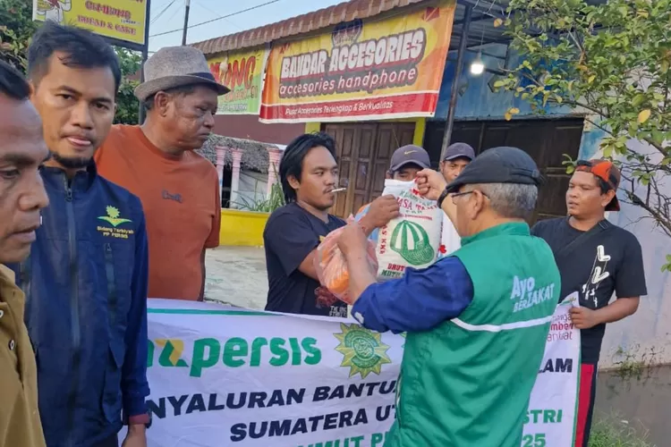 LAZ PERSIS Sumut serahkan bantuan kepada korban terdambak longsor di Aceh Tamiang - Foto: Istimewa