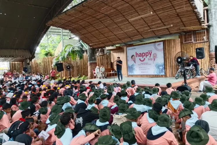 Yayasan Amalia Astra saat ajak 1.064 Anak Yatim dan Dhuafa ke Ancol