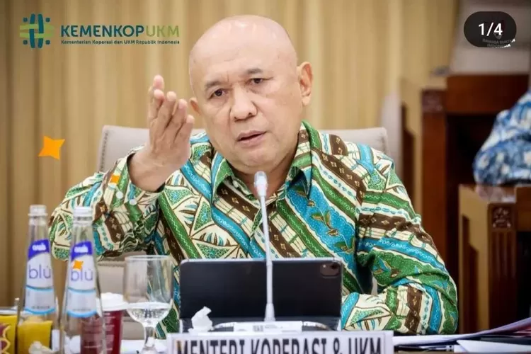 Menkop UKM Teten Masduki mendesak agar RUU Perkoperasian 2023 segera disahkan untuk melindungi koperasi simpan pinjam (IG kemenkopukm)
