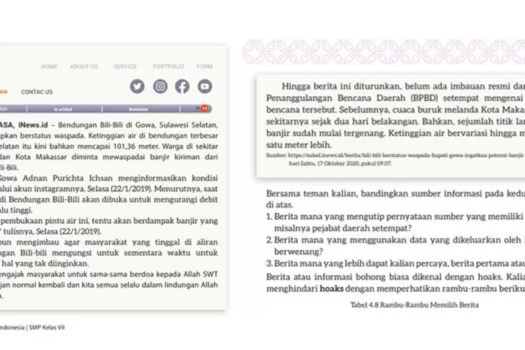 Terjawab! Kunci Jawaban Soal Halaman 127 Bahasa Indonesia Kelas 7 ...